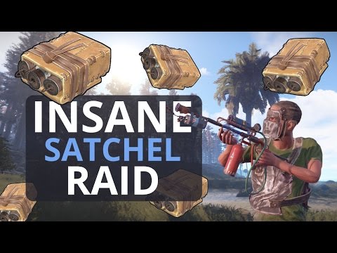 THE MOST INSANE SOLO SATCHEL CHARGE RAID EVER!!? Rust Solo Survival #19 S6 Ep2