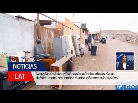 Caos en Arica: Sistema Frontal Deja Miles sin Luz y Cierra Frontera