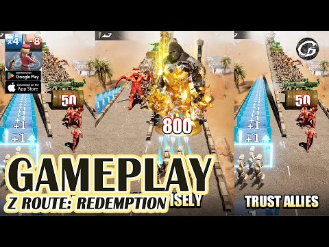 Z Route: Redemption Gameplay - Mobile Game (Android)