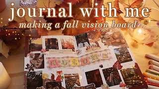 autumn journal with me 🕯️🍂 creating my fall vision board