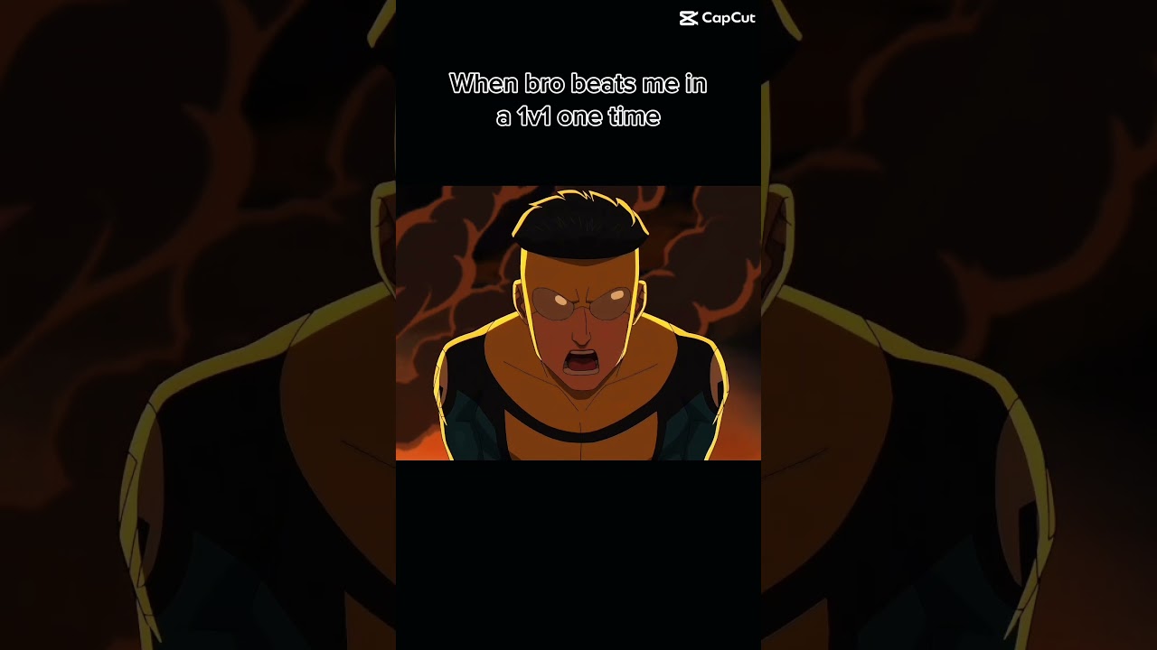 When bro beats me in a 1v1 one time #fy #funny #fyp #invincible #invincibleseason3 #meme #memehub
