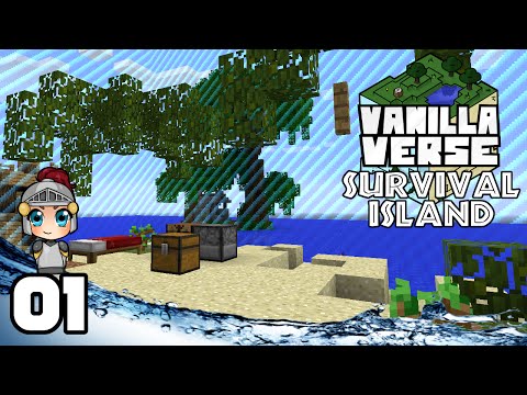 VanillaVerse - VanillaVerse Survival Island - Ep. 1: A Challenge Awaits! | Minecraft Survival Island Let's Play