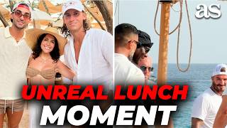 MICHAEL JORDAN, DAVID BECKHAM and football stars STUN Colombian influencer in IBIZA