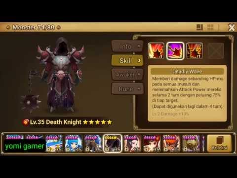Summoners war : awaken fire death knight / arnold !!