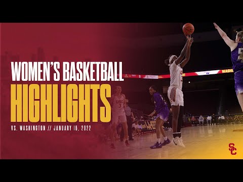 Women's Basketball: USC 73, Washington 66 - Highlights 1/16/22