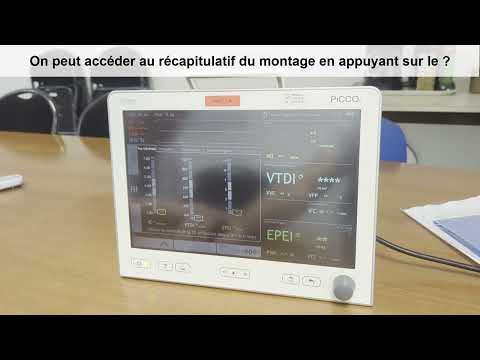 Montage / Câblage du PiCCO 2 en réanimation