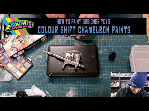 How To Paint Resin Toys - Colour Shift Chameleon Paints