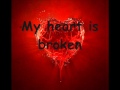 Evanescence-My heart is broken (lyrics) 