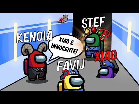 SONO L'IMPOSTORE MA MI COPRONO TUTTI - Among Us @twoplayersoneconsoleYT@FavijTV @KeNoiaChannel