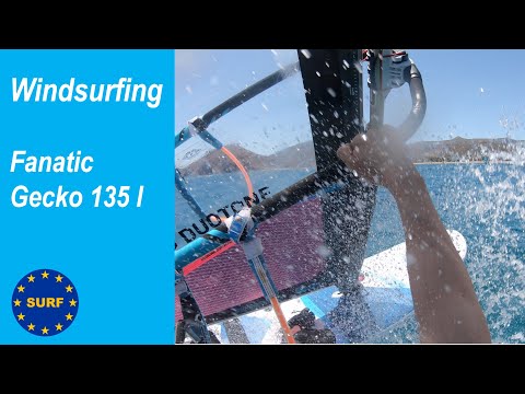 Windsurfing | Fanatic Gecko 135 liter | Duotone Super Session 5.0