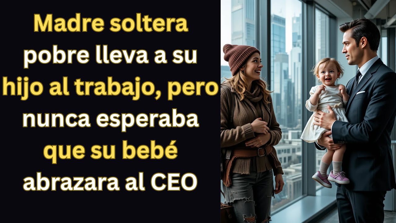 Madre SOLTERA pobre lleva a su hijo al trabajo y descubre un momento inesperado