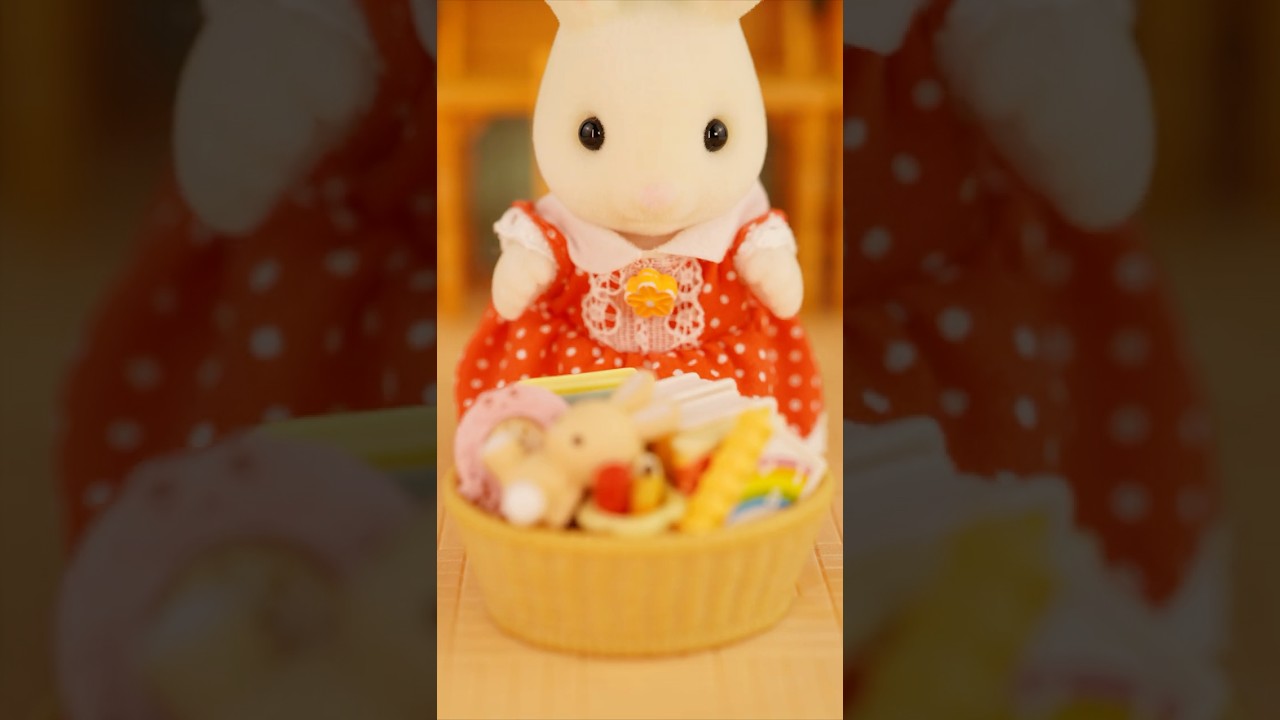 【シルバニア】✏️勉強机セット📗〈公式〉#shorts #シルバニアファミリー #miniature