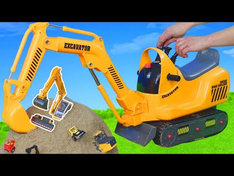 Excavator is digging in the Dirt