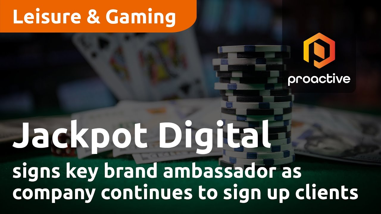 Jackpot Digital signs key brand ambassador as company continues to sign up clients