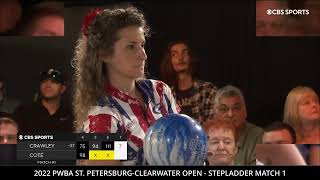 2022 PWBA St. Petersburg-Clearwater Open Stepladder Match 1 Verity Crawley vs Bryanna Cote