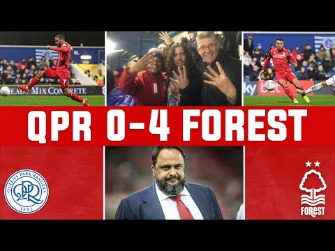 Forest thump QPR as Portugese Trio score infront of Marinakis |QPR 0-4 Nottingham Forest|"VLOG”