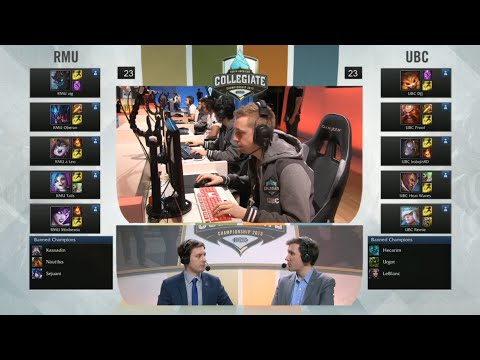 RMU vs UBC Game 1 Highlights (2015 NACC - Finals)