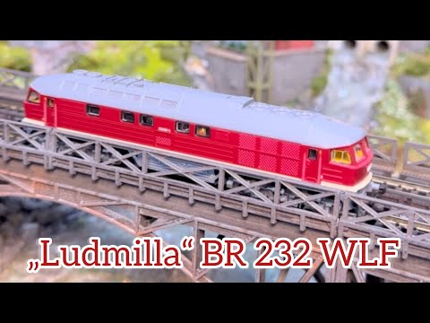 Diesellok BR232 WFL Ludmilla - Brawa 61037 N Digital & Sound, Fahrvideo 