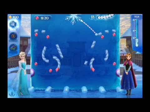 Frozen Free Fall: Icy Shot - Gameplay