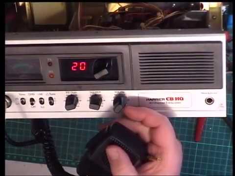Harrier CBHQ UK CB27/81 CB radio (base station) - Repair & Full service alignment