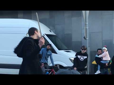 Street performance |Salamanca market, Hobart-Australia|