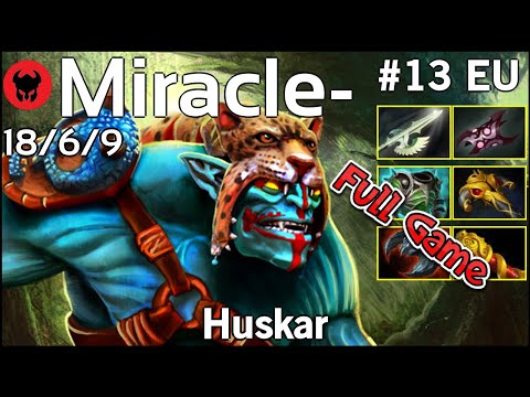 Miracle- [Liquid] plays Huskar!!! Dota 2 Full Game 7.20