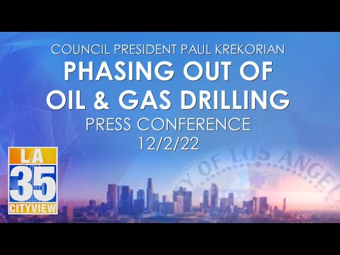 Phasing Out of Oil and Gas Drilling Press Conference 12/2/22