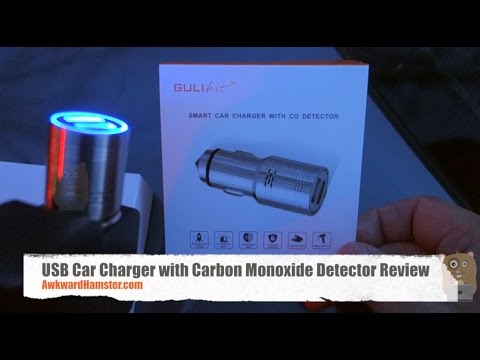 Usb car charger with carbon monoxide detector review