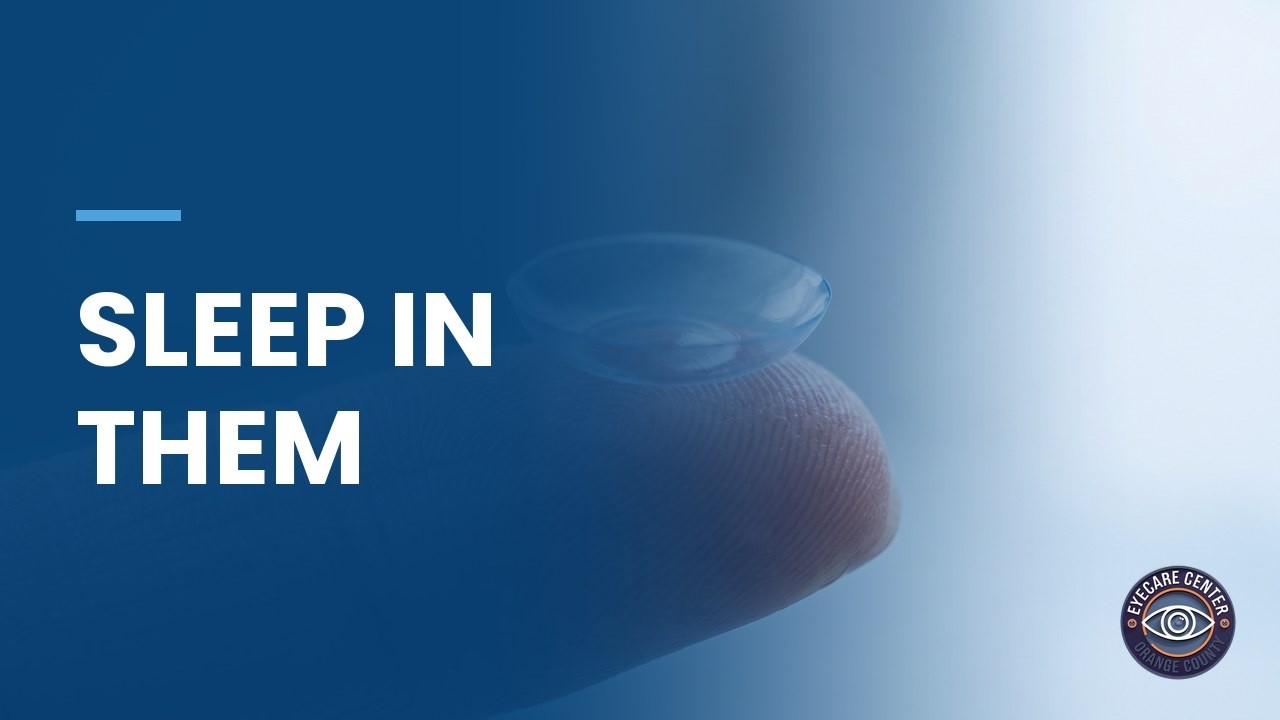 Ortho-K — Reshaping your cornea while you sleep