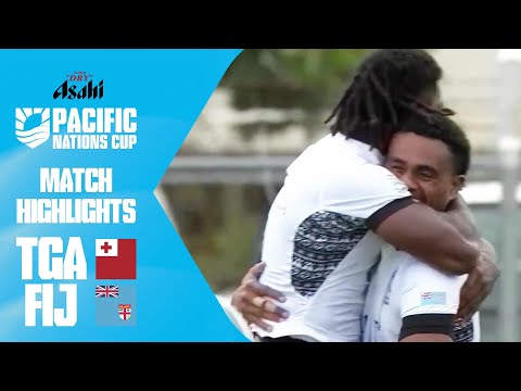 Pacific Perfection! ⭐ | Tonga v Fiji | Asahi Super Dry Pacific Nations Cup | Match Highlights