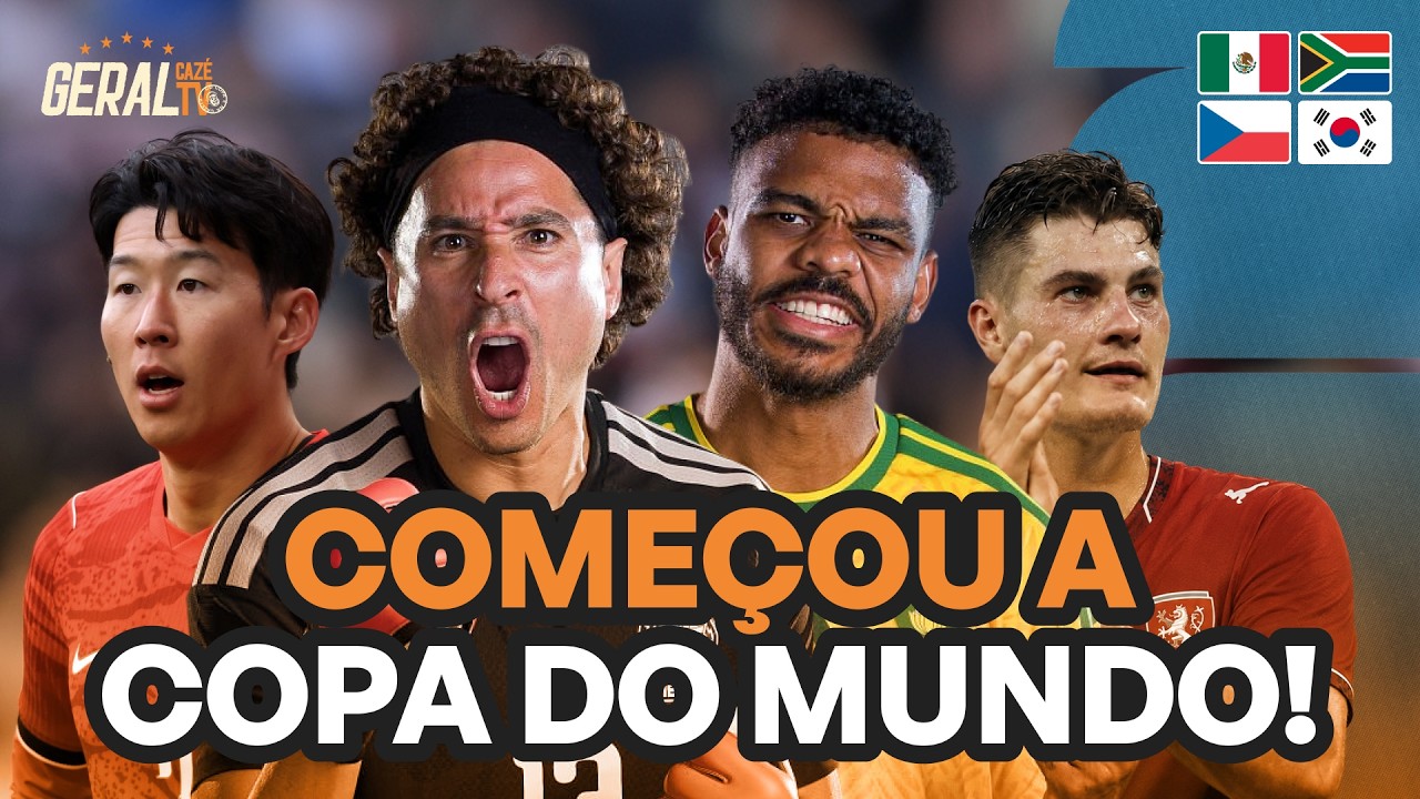 AO VIVO: COMEÇOU A COPA DO MUNDO! TEM MÉXICO X ÁFRICA DO SUL NO JOGO DE ABERTURA | GERAL CAZÉTV