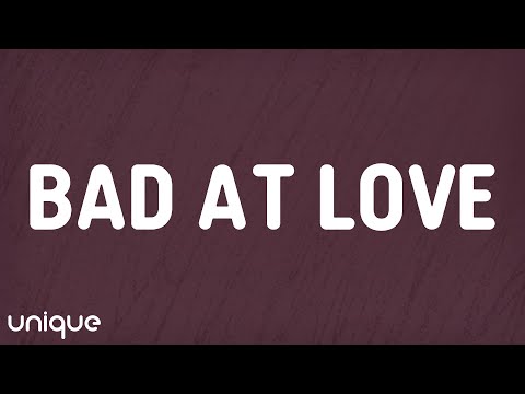 Halsey - Bad At Love (Lyrics)