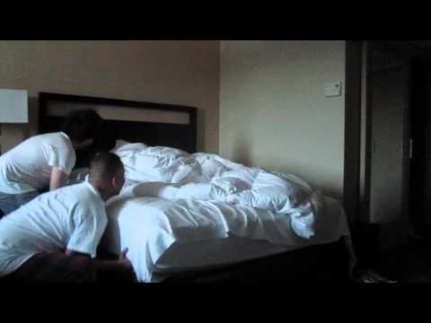 CatZ Cruncher and TriMaster Bedflippin!