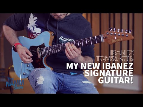 Ibanez Tom Quayle Signature TQMS1 Electric Guitar - Celeste Blue Tom Quayle Signature TQMS1 Electric Guitar - Celeste Blue image 9