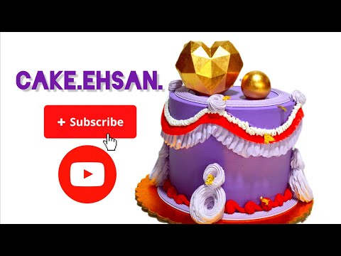 Easy beautiful cake idea with wonderful colors#cake #cakedesign