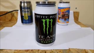 Sublimación de termo lata de acero inoxidable