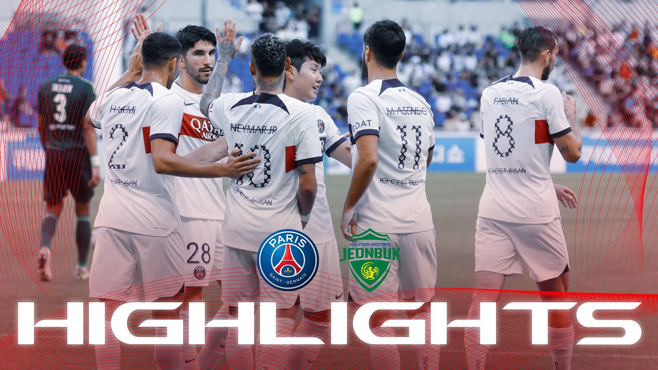 HIGHLIGHTS | Paris Saint-Germain 3-0 Jeonbuk Hyundai I Neymar Jr ⚽️⚽️ Asensio ⚽️