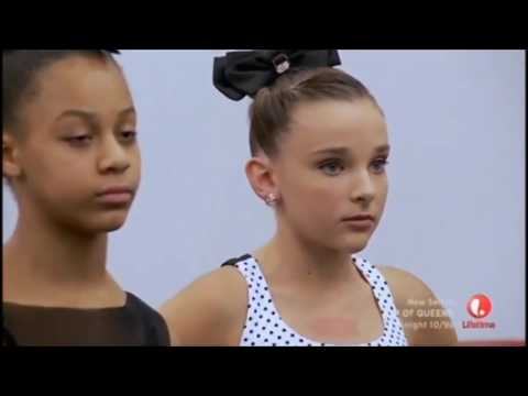 Dance Moms: Abby swaps Kendall's pyramid card (Season 4, Episode 1)
