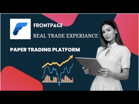 FrontPage Paper Trading Tutorials #frontpage #papertrading #optionsgrow #optionstrading #tamil