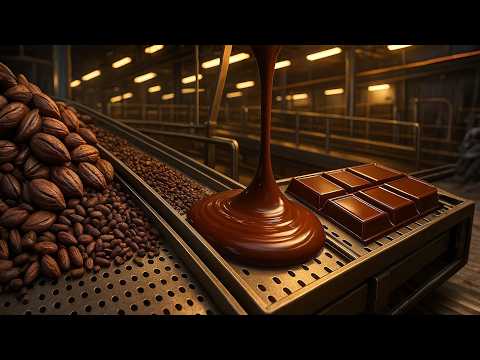 Inside a Factory: The Incredible Chocolate Factory That Turns Cocoa Into Pure Perfection