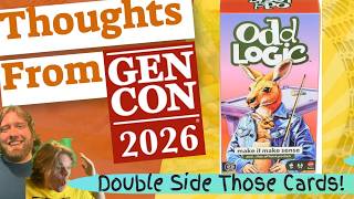 Odd Logic Thoughts From Gen Con 2026 Review. Decent Mass Market Party Game Fun!