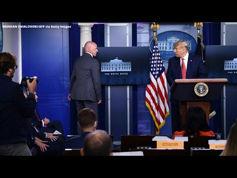 Shooting outside White House has Trump escorted from briefing room by Secret Service | ABC7