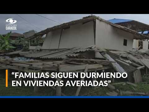 "Necesitamos que no nos dejen solos": el llamado de alcaldes chocoanos tras devastador terremoto
