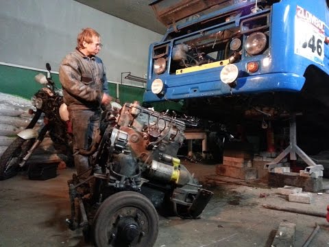 Wyciaganie Silnika z Żuka