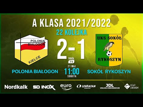 Polonia Białogon - Sokół Rykoszyn 2021/2022 22 kolejka