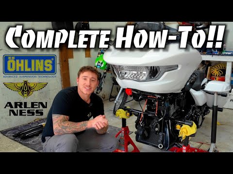 Ultimate Suspension For 2024 Harley Davidson Road Glide!! Ohlins Nix 22 X HD779