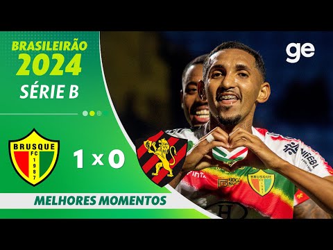 Gols e lances de Brusque x Sport