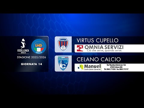Abruzzo Excellence | Matchday 14: Virtus Cupello - Celano (1-1)