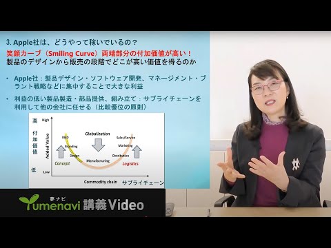 【経済学科】清水裕子先生／あなたのiPhoneはどこから来たの？（夢ナビ講義Video）