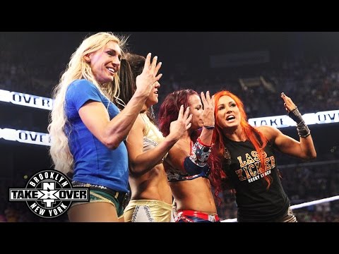 The women of NXT take a curtain call: NXT TakeOver: Brooklyn, only on WWE Network Video